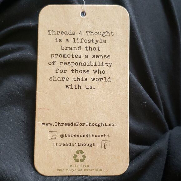 Threads 4 Thought Grey Pencil Knit Layered Skirt Size M | NWT Sustainable - Picture 4 of 8